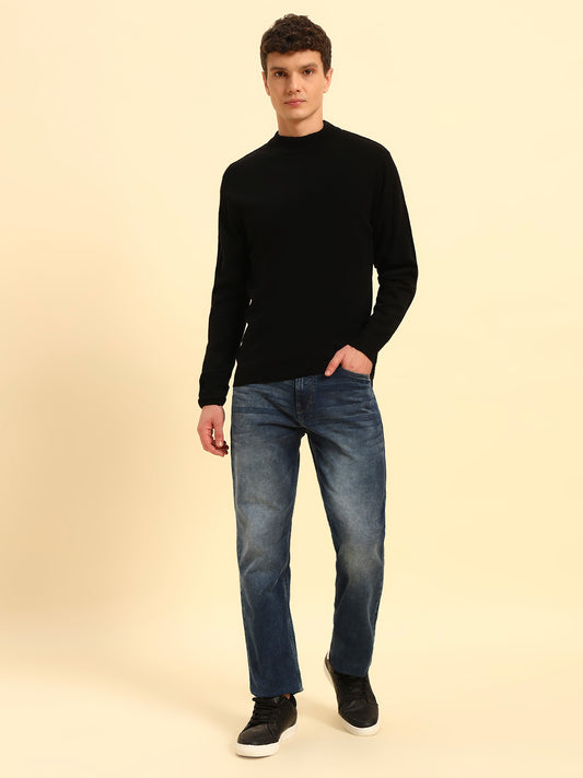 Sweater for Men | Winter Wear Acrylic Fabric Pull-On Closure Round Neck Regular Fit Solid Pattern