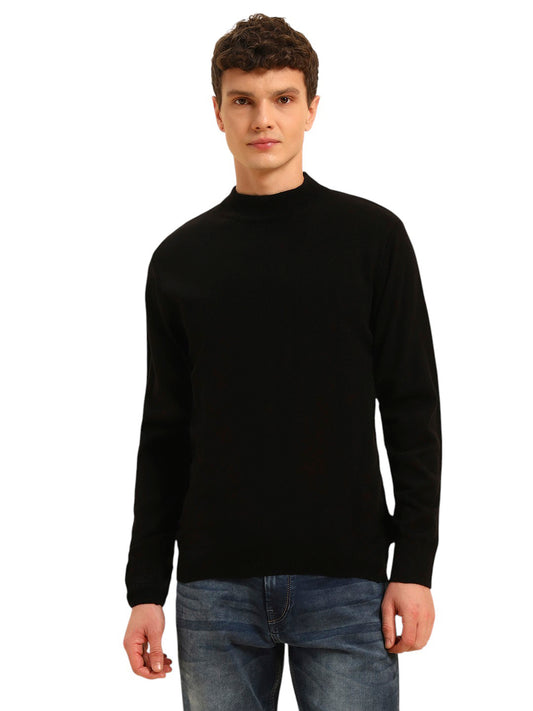 Sweater for Men | Winter Wear Acrylic Fabric Pull-On Closure Round Neck Regular Fit Solid Pattern