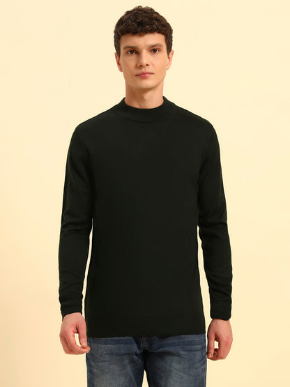 Sweater for Men | Winter Wear Acrylic Fabric Pull-On Closure Round Neck Regular Fit Solid Pattern