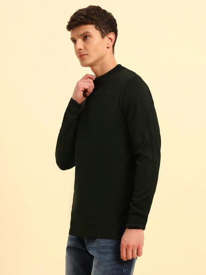 Sweater for Men | Winter Wear Acrylic Fabric Pull-On Closure Round Neck Regular Fit Solid Pattern