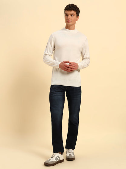 Sweater for Men | Winter Wear Acrylic Fabric Pull-On Closure Round Neck Regular Fit Solid Pattern