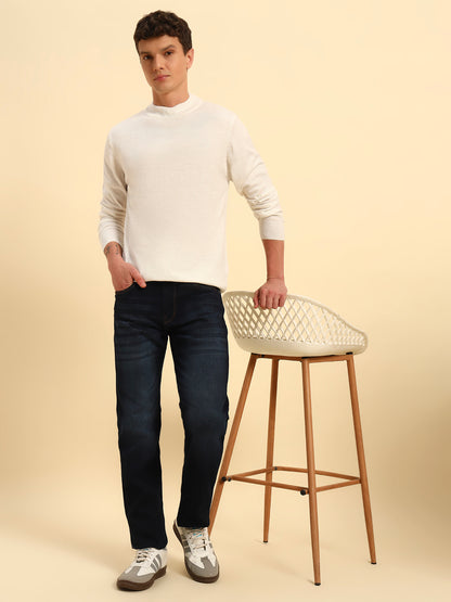 Sweater for Men | Winter Wear Acrylic Fabric Pull-On Closure Round Neck Regular Fit Solid Pattern