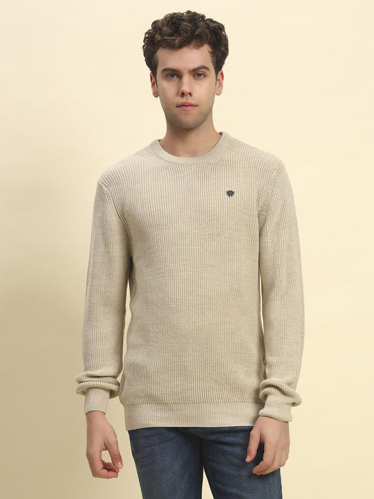 Sweater for Men | Winter Wear Acrylic Fabric Pull-On Closure Round Neck Regular Fit Solid Pattern