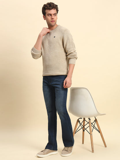 Sweater for Men | Winter Wear Acrylic Fabric Pull-On Closure Round Neck Regular Fit Solid Pattern