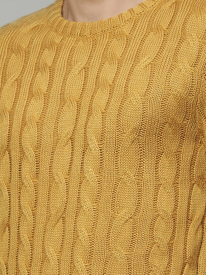 Sweater for Men | Winter Wear Acrylic Fabric Pull-on Closure Round Neck