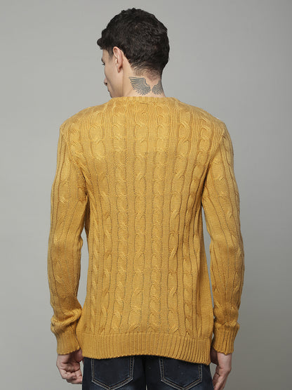 Sweater for Men | Winter Wear Acrylic Fabric Pull-on Closure Round Neck