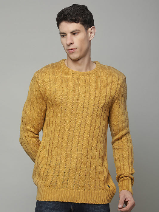 Sweater for Men | Winter Wear Acrylic Fabric Pull-on Closure Round Neck