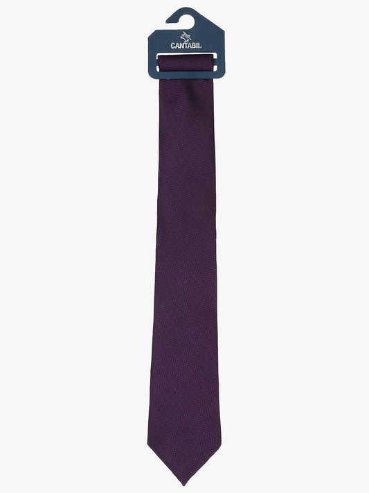 Men's Self Design Purple Regular Broad