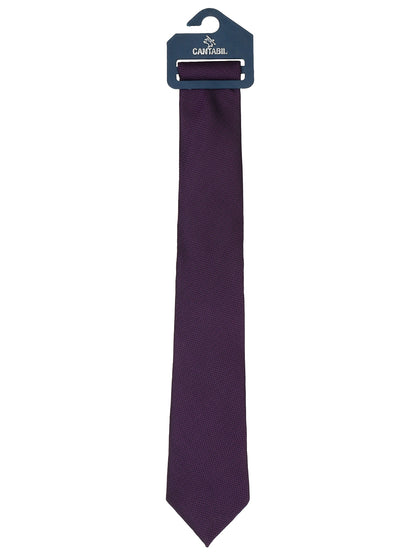 Men's Self Design Purple Regular Broad
