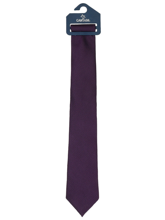 Men's Self Design Purple Regular Broad