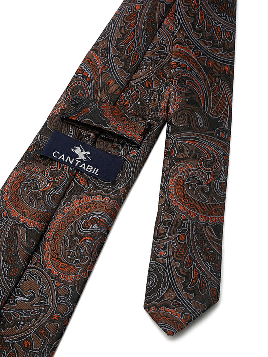 Men's Brown Fashion Broad Tie