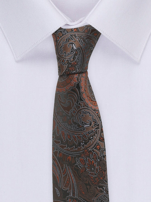 Men's Brown Fashion Broad Tie