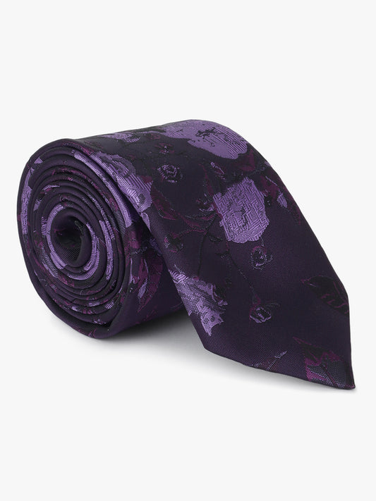 Men's Printed Wine Regular Broad