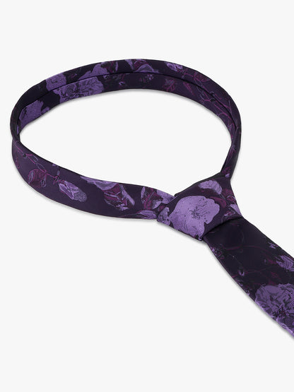 Men's Printed Wine Regular Broad