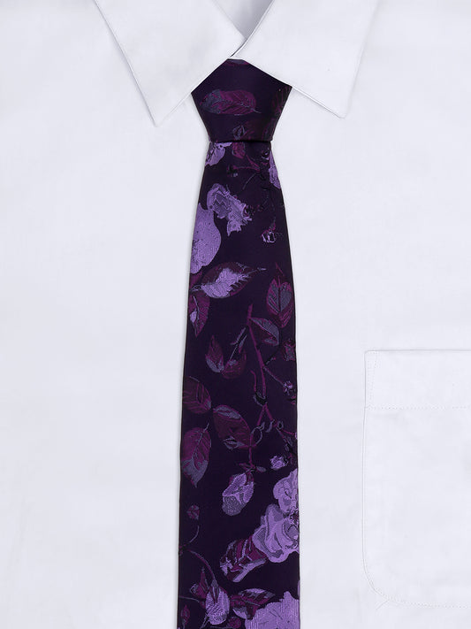 Men's Printed Wine Regular Broad