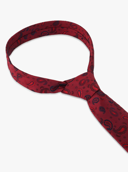 Men's Printed Maroon Regular Broad