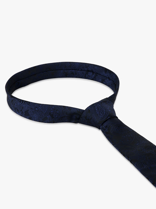 Men's Printed Black Regular Broad