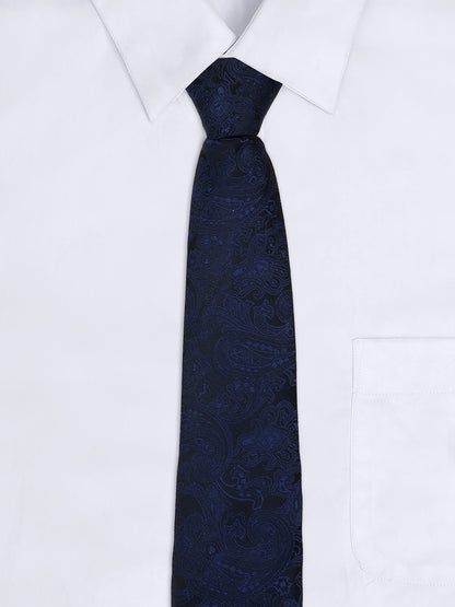 Men's Printed Black Regular Broad