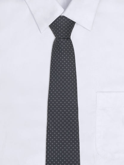 Men's Printed Grey Regular Broad