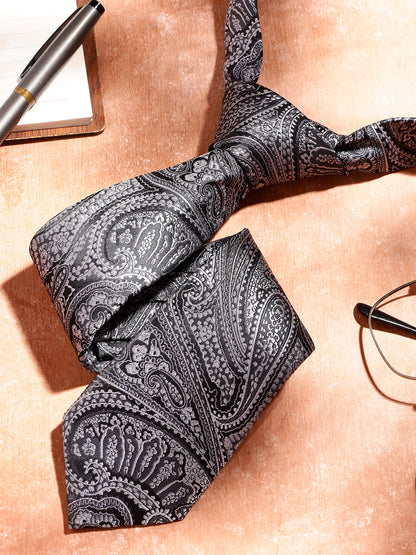 Men's Printed Grey Regular Broad