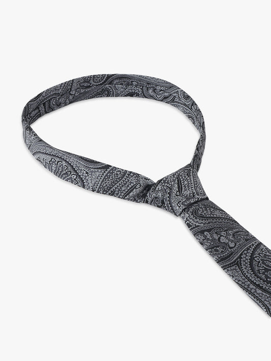 Men's Printed Grey Regular Broad