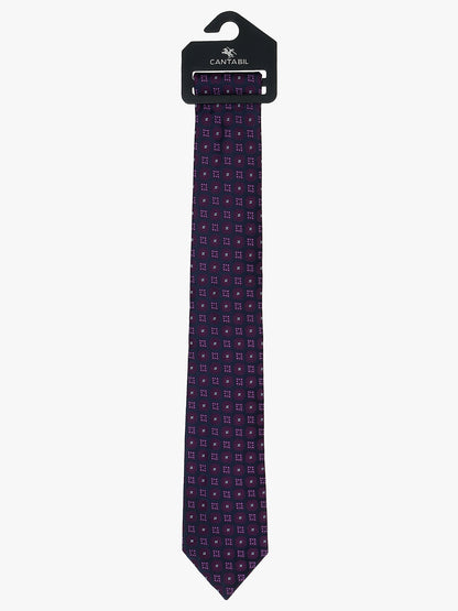 Men's Printed Purple Regular Broad