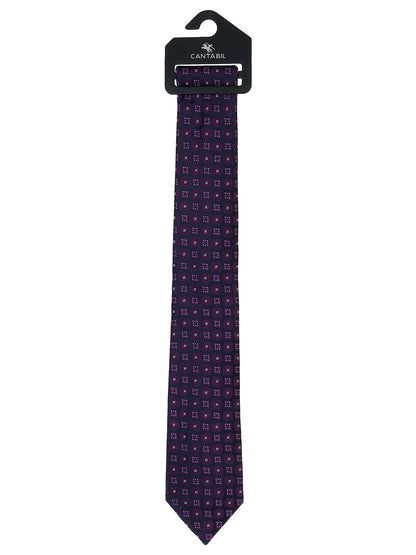 Men's Printed Purple Regular Broad