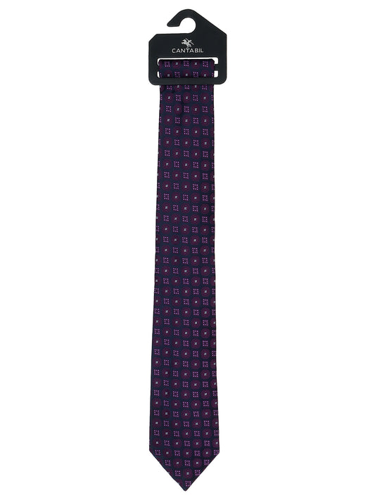 Men's Printed Purple Regular Broad