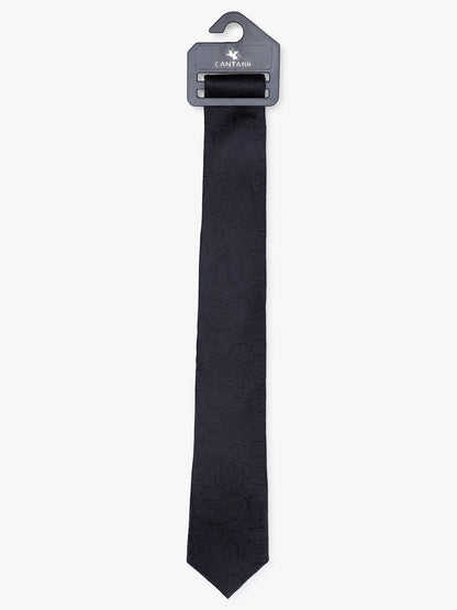 Men's Paisley Design Black Tie