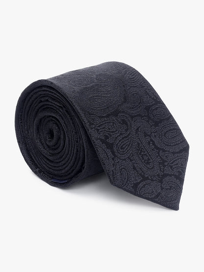 Men's Paisley Design Black Tie