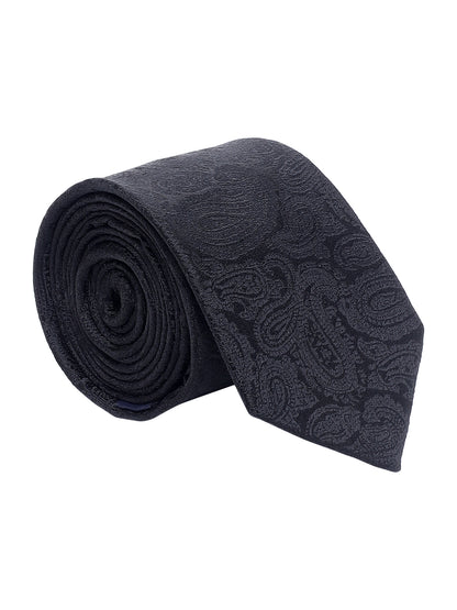 Men's Paisley Design Black Tie