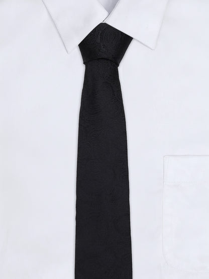 Men's Paisley Design Black Tie