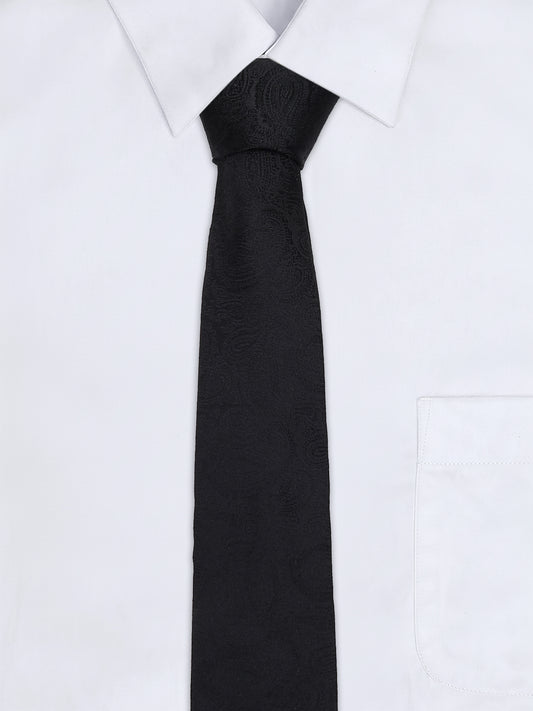 Men's Paisley Design Black Tie