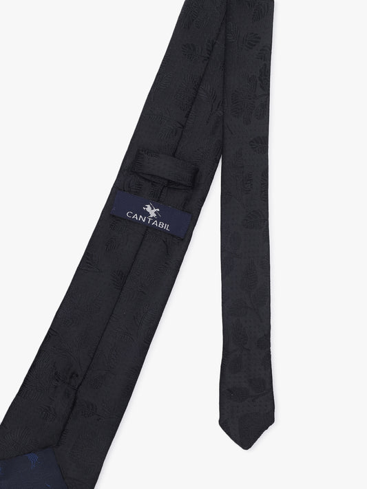Men's Paisley Design Black Tie