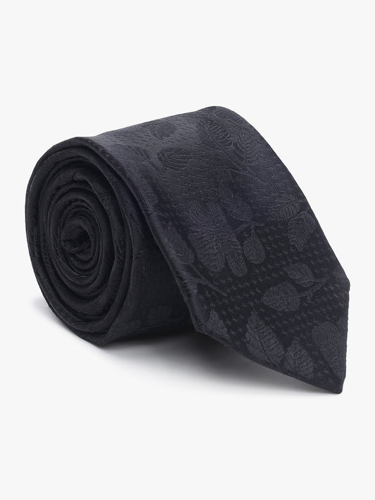Men's Paisley Design Black Tie