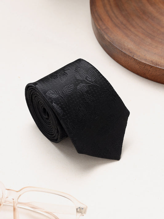 Men's Paisley Design Black Tie