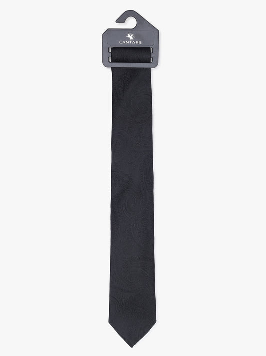 Men's Paisley Design Black Tie