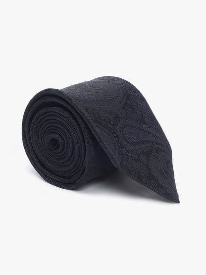Men's Paisley Design Black Tie