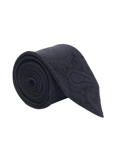 Men's Paisley Design Black Tie