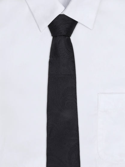 Men's Paisley Design Black Tie