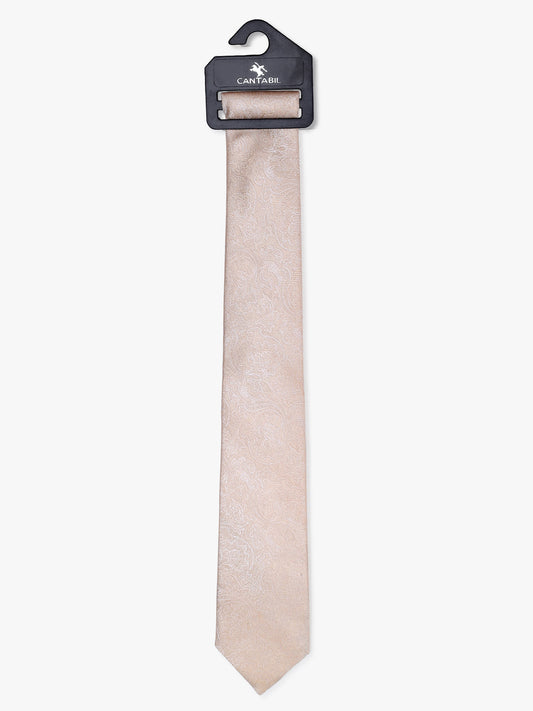 Men's Paisley Design Fawn Tie