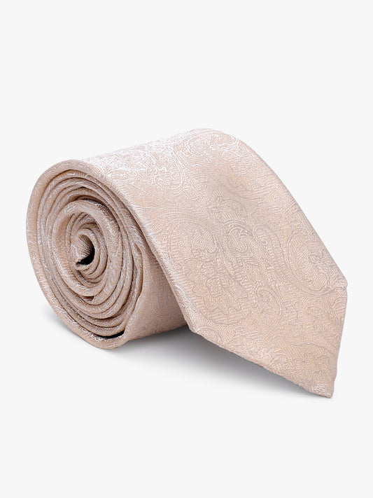 Men's Paisley Design Fawn Tie