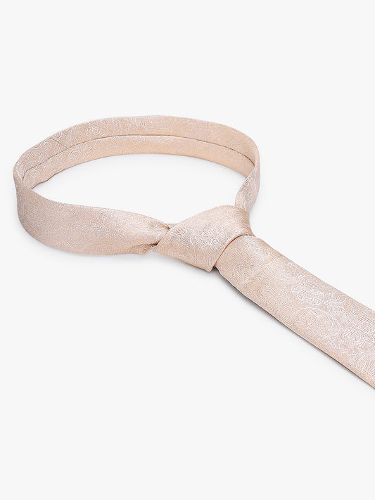 Men's Paisley Design Fawn Tie