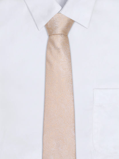 Men's Paisley Design Fawn Tie