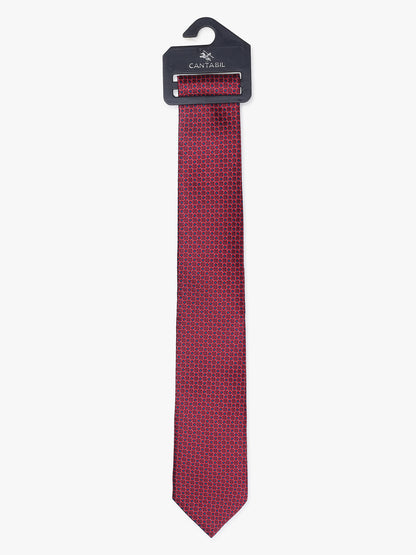 Men's Polka Dot Maroon Tie