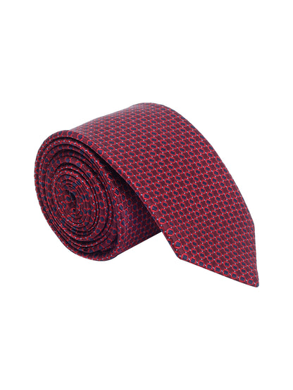 Men's Polka Dot Maroon Tie