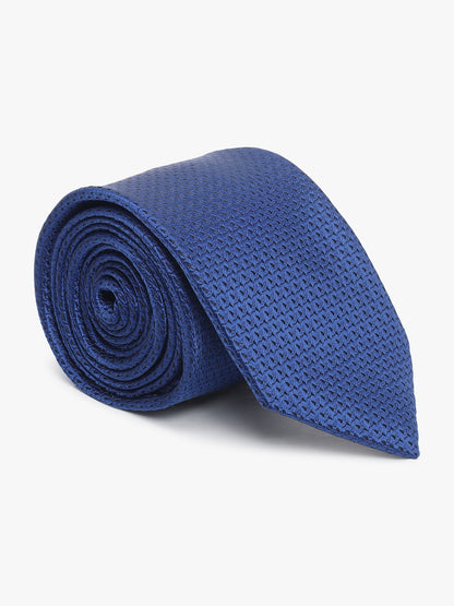 Men's Printed Blue Tie