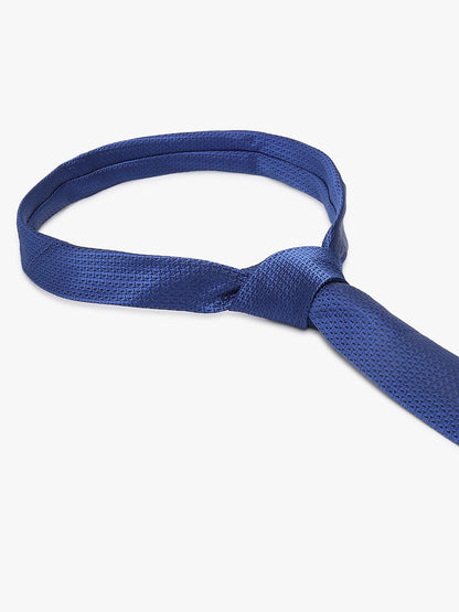 Men's Printed Blue Tie