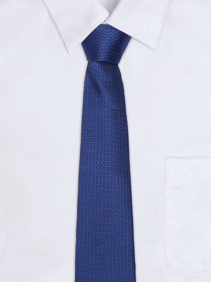 Men's Printed Blue Tie