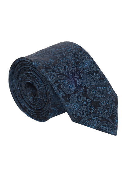 Men's Paisley Design Teal Tie